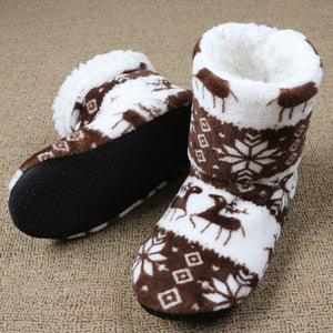 Botas peluche polar Navidad