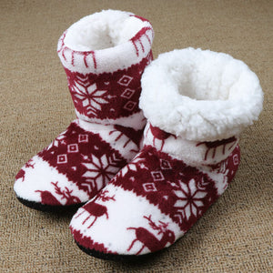 Botas peluche polar Navidad