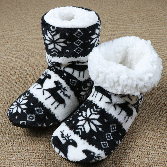 Botas peluche polar Navidad