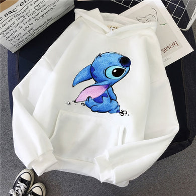 Sudaderas Stitch (Blancas y Rosas)