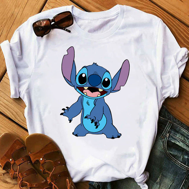 Camisetas Blancas Stitch