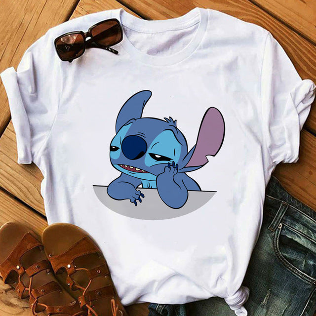 Camisetas Blancas Stitch