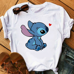 Camisetas Blancas Stitch