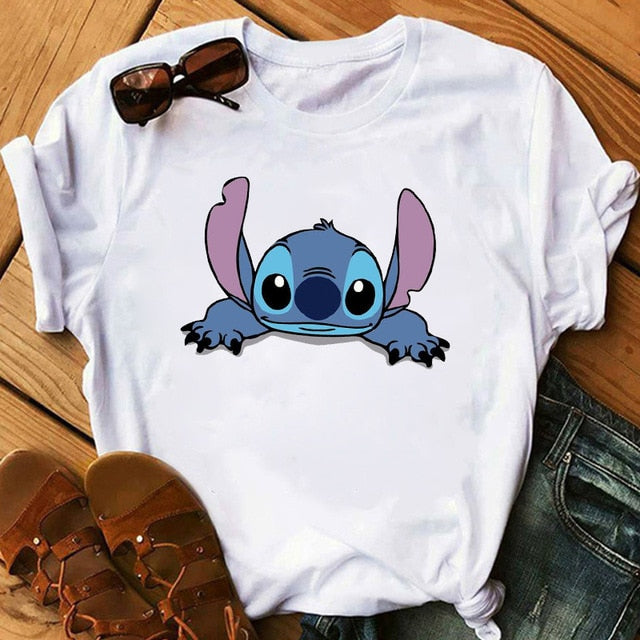 Camisetas Blancas Stitch