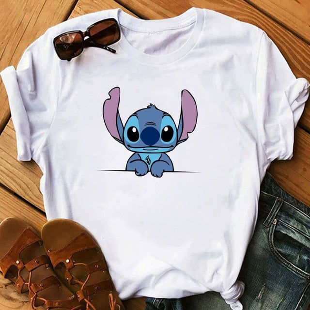 Camisetas Blancas Stitch