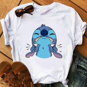 Camisetas Blancas Stitch