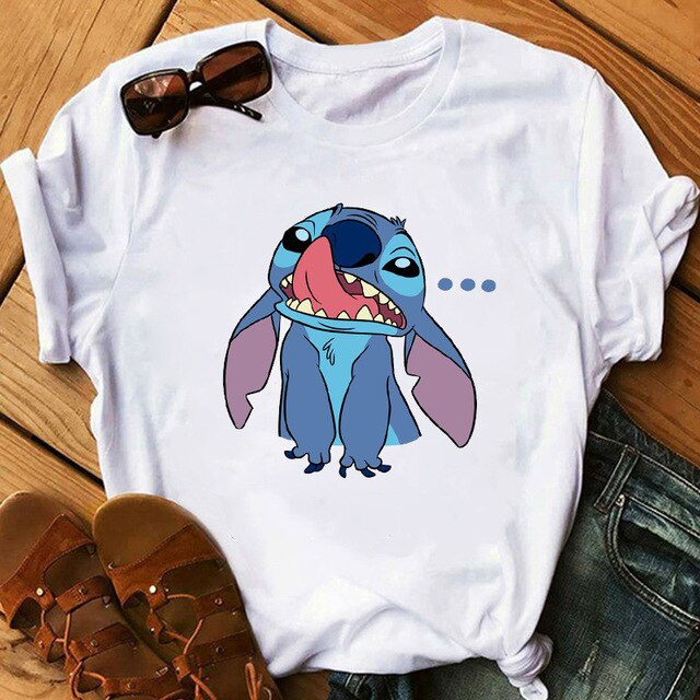 Camisetas Blancas Stitch