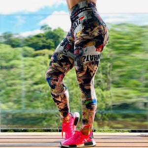 Leggins elásticos push up gym mujer