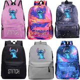 Mochila unisex Stitch bordado