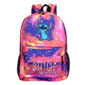 Mochila unisex Stitch bordado