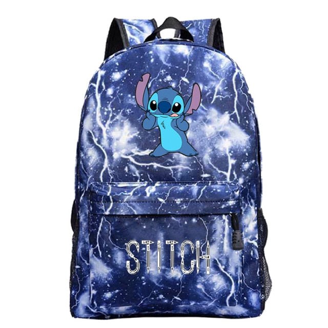 Mochila unisex Stitch bordado