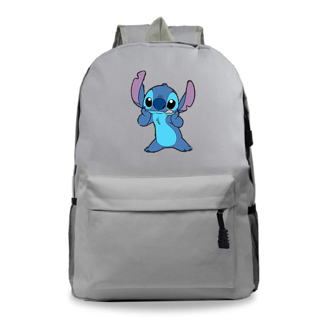 Mochila unisex Stitch bordado