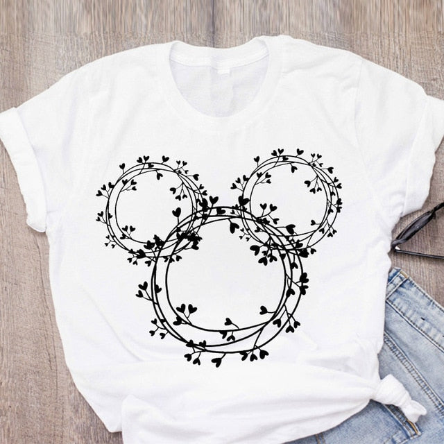 Camiseta Minnie animal print