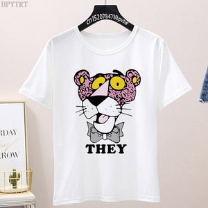 Camiseta manga corta Pink Panther chica