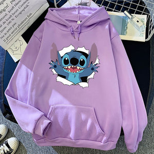 Sudaderas Stitch (Amarillas, Rojas, Moradas, Negras y Naranjas)