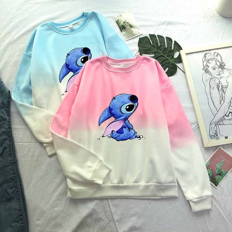 Sudadera Stitch degradada