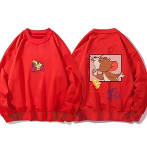 Sudadera sin capucha Tom y Jerry