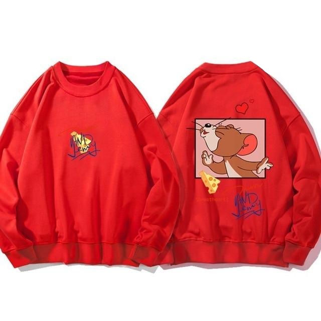 Sudadera sin capucha Tom y Jerry