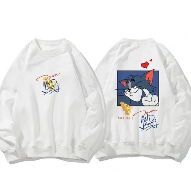 Sudadera sin capucha Tom y Jerry