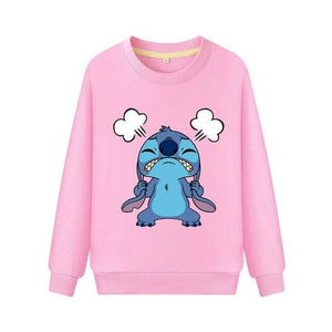 Sudadera Stitch V2 sin capucha (5 colores)