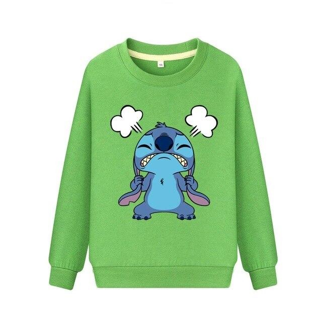 Sudadera Stitch V2 sin capucha (5 colores)