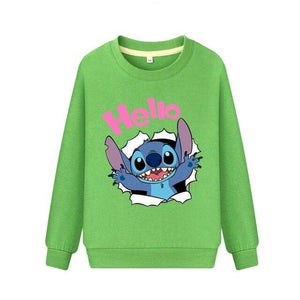 Sudadera Stitch V2 sin capucha (5 colores)