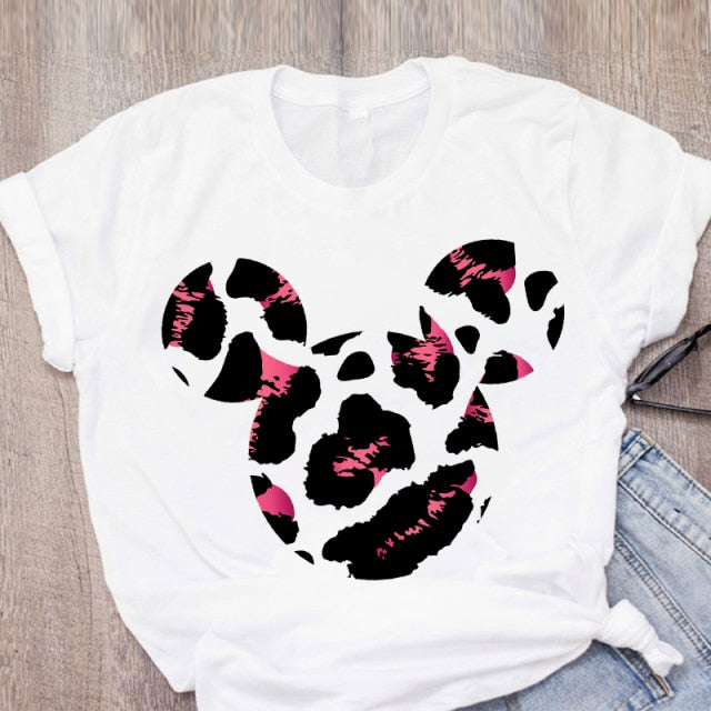 Camiseta Minnie animal print