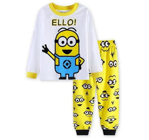 Pijama 2 piezas Minions manga larga niños