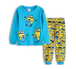 Pijama 2 piezas Minions manga larga niños