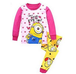 Pijama 2 piezas Minions manga larga niños