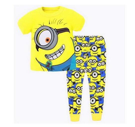 Pijama 2 piezas Minions manga larga niños