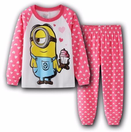 Pijama 2 piezas Minions manga larga niños