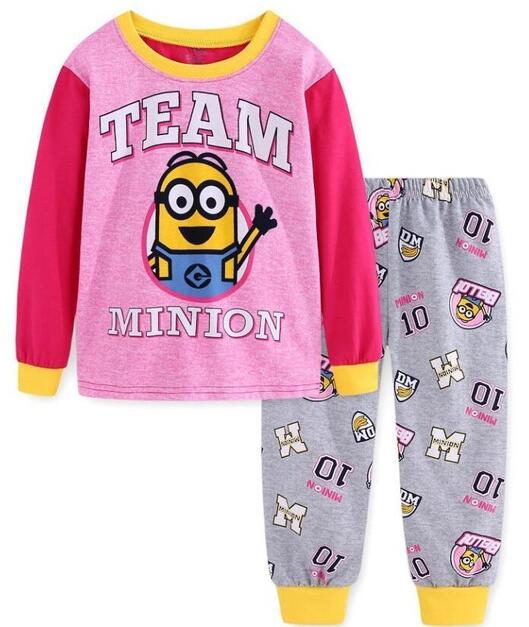 Pijama 2 piezas Minions manga larga niños