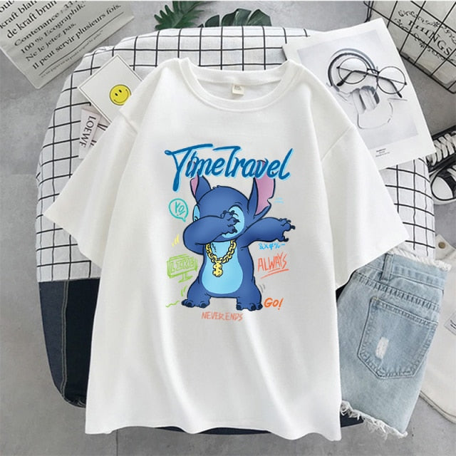 Camiseta Stitch Hoodie