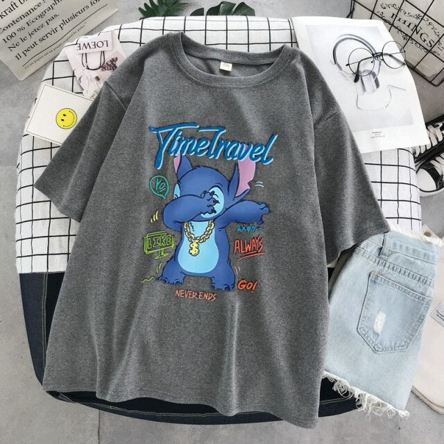 Camiseta Stitch Hoodie