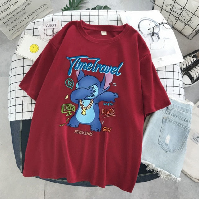 Camiseta Stitch Hoodie