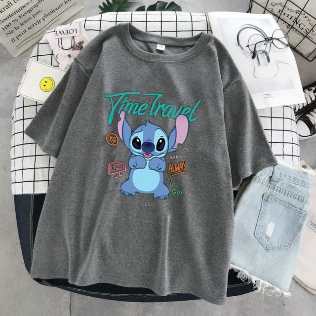 Camiseta Stitch Hoodie