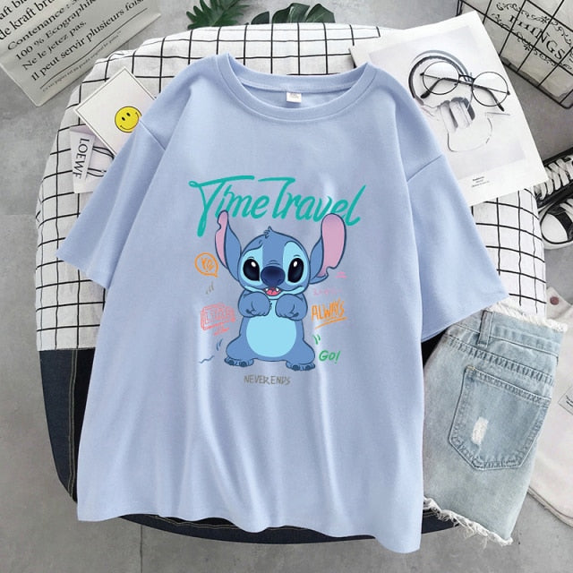 Camiseta Stitch Hoodie