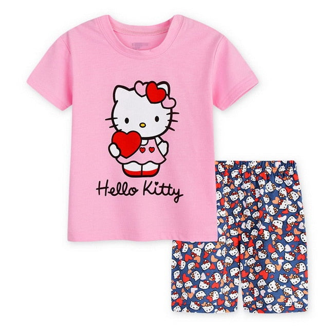 Pijamas 2 piezas verano  Hello  Kitty y Minions