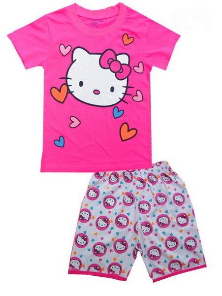 Pijamas 2 piezas verano  Hello  Kitty y Minions