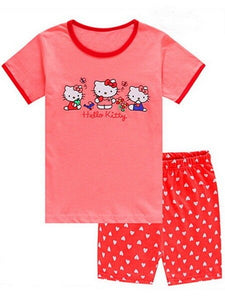 Pijamas 2 piezas verano  Hello  Kitty y Minions