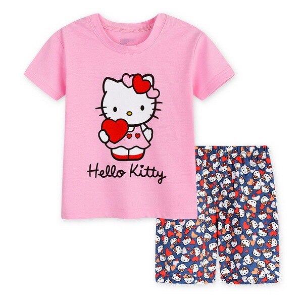 Pijamas 2 piezas verano  Hello  Kitty y Minions