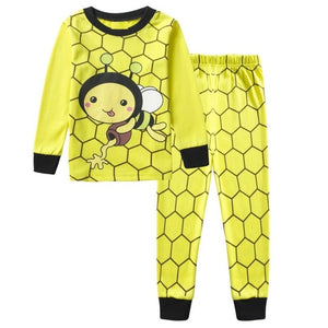 Pijama 2 piezas algodon niños manga larga