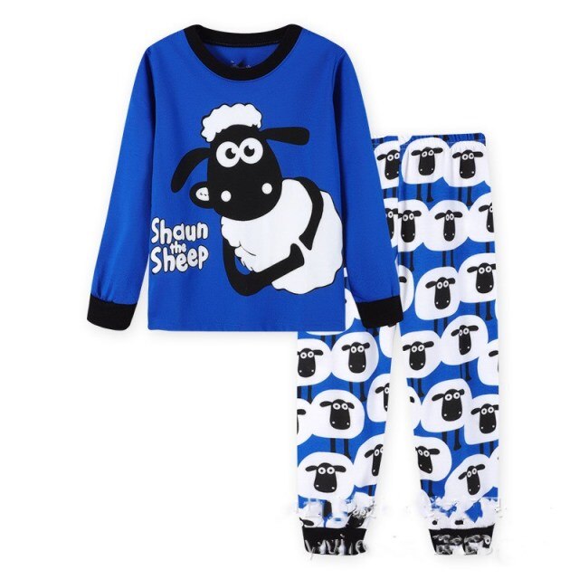 Pijama 2 piezas algodon niños manga larga