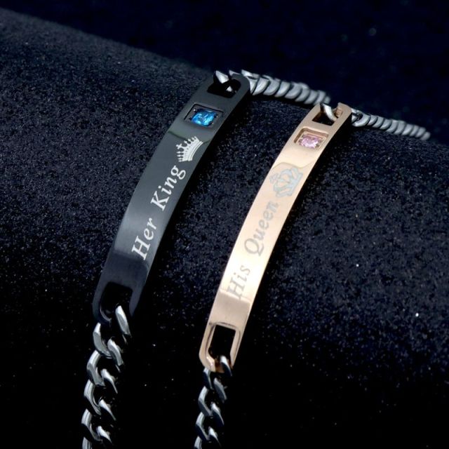 Pulsera acero parejas Love San Valentin