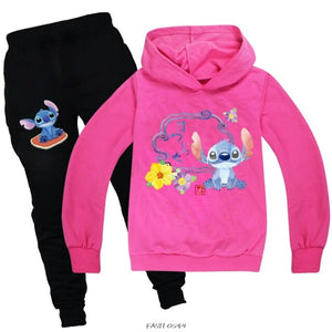 Chandal 2 piezas Stitch Hoodies niños