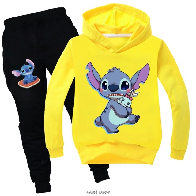 Chandal 2 piezas Stitch Hoodies niños