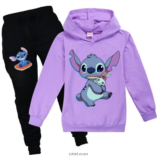 Chandal 2 piezas Stitch Hoodies niños