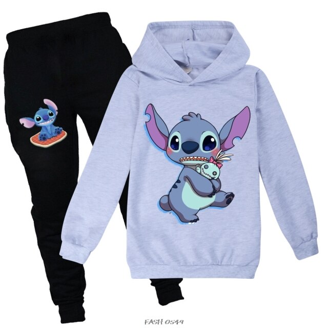 Chandal 2 piezas Stitch Hoodies niños