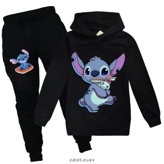 Chandal 2 piezas Stitch Hoodies niños